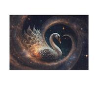 Puzzles pour Adolescents 38x26cm/1000pcs Puzzles Galactic Swan Celestial Beauty Jeux Amusants De Puzzle : Analyse Et Logique pour Anniversaire, Noël 38x26cm/1000pcs