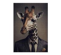 Puzzles pour Adolescents 38x26cm/1000pcs Puzzles Giraffe in Suit Puzzle pour Adultes, Jouet, Décoration Murale, pour Le Plaisir en Famille, Offrez-Lui Un Cadeau 38x26cm/1000pcs