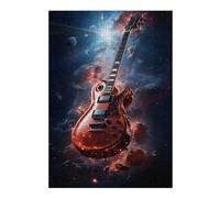 Puzzles pour Adolescents 38x26cm/1000pcs Puzzles Guitar in Space Puzzle pour Adultes Jeux Relaxants Décoration Parfaite Cadeaux Anti-Stress 38x26cm/1000pcs