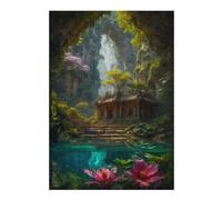 Puzzles pour Adolescents 38x26cm/1000pcs Puzzles Magical Place Puzzle pour Adultes Jeux Relaxants Décoration Parfaite Cadeaux Anti-Stress 38x26cm/1000pcs
