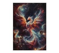 Puzzles pour Adolescents 38x26cm/1000pcs Puzzles Phoenix Constellation Art Puzzle pour Adultes Jeu De Réflexion Cadeau d'anniversaire Cadeaux Anti-Stress 38x26cm/1000pcs