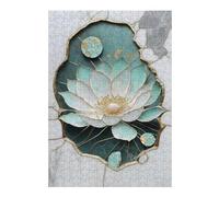 Puzzles pour Adolescents 38x26cm/1000pcs Puzzles pour Adultes Abstract Lotus Kintsugi Jeu Familial Découpe De Précision pour Anniversaire, Noël 38x26cm/1000pcs