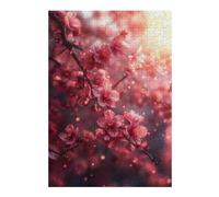 Puzzles pour Adolescents 38x26cm/1000pcs Puzzles pour Adultes Cherry Blossom Sakura Jeux Amusants De Puzzles Découpe De Précision Aide À Stimuler Le Cerveau 38x26cm/1000pcs