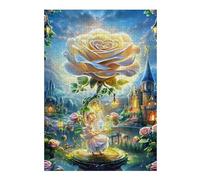 Puzzles pour Adolescents 38x26cm/1000pcs Puzzles pour Adultes Enchanted Rose Fantasy Scene Jeux Relaxants Améliore La Mémoire Cadeaux d'anniversaire Et Cadeaux Uniques 38x26cm/1000pcs