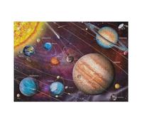 Puzzles pour Adolescents 38x26cm/1000pcs Puzzles pour Adultes Exploring Our Solar System A Visual Journey Jeux Relaxants pour S'amuser en Famille pour Un Anniversaire, Noël 38x26cm/1000pcs