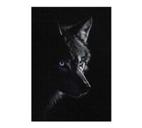 Puzzles pour Adolescents 38x26cm/1000pcs Puzzles pour Adultes Wolf in The Dark Jeux Amusants De Puzzles Découpe De Précision Aide À Stimuler Le Cerveau 38x26cm/1000pcs
