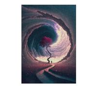 Puzzles pour Adolescents 38x26cm/1000pcs Puzzles Spiral Path to The Tree of Dreams Jeux Amusants De Puzzle : Analyse Et Logique pour Anniversaire, Noël 38x26cm/1000pcs