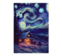 Puzzles pour Adolescents 38x26cm/1000pcs Puzzles The Starry Night Universe Jeux Amusants De Puzzle Décoration Murale Cadeaux Et Anniversaires Uniques 38x26cm/1000pcs