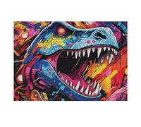 Puzzles pour Adolescents 38x26cm/1000pcs Puzzles Vibrant Dinosaur Artwork -1 Jeux Amusants De Puzzle : Analyse Et Logique pour Anniversaire, Noël 38x26cm/1000pcs