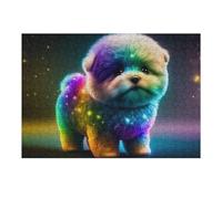 Puzzles pour Adolescents 38x26cm/1000pcs Rainbow Pup in Space Puzzle pour Adultes, Jouet, Décoration Murale, Anti-Stress, Activités Amusantes À La Maison, 38x26cm/1000pcs