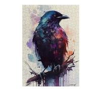 Puzzles pour Adolescents 38x26cm/1000pcs Raven Colorful Puzzles pour Adolescents - Jeu Manuel - Décoration Intérieure pour Les Amateurs De Jeux Vidéo 38x26cm/1000pcs