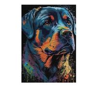 Puzzles pour Adolescents 38x26cm/1000pcs Rottweiler Style 2 Puzzles pour Adultes À Faire Soi-même - Jouets pour Améliorer La Mémoire - Cadeau d'anniversaire, Cadeaux, 38x26cm/1000pcs