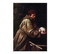 Puzzles pour Adolescents 38x26cm/1000pcs Saint Francis in Prayer Puzzle Adulte, Jouet, Décoration Murale, Motif À Assembler, Cadeaux d'anniversaire Et Cadeaux Uniques 38x26cm/1000pcs