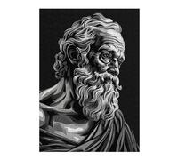 Puzzles pour Adolescents 38x26cm/1000pcs Seneca Philosopher Puzzle, Jouet, Décoration Murale, Difficile, Cadeau De Noël Ou d'anniversaire 38x26cm/1000pcs