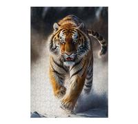 Puzzles pour Adolescents 38x26cm/1000pcs Snowy Tiger Stroll -1 Jeux De Puzzles en Famille pour S'amuser en Famille Cadeaux Uniques pour Les Anniversaires Et Noël 38x26cm/1000pcs