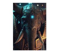 Puzzles pour Adolescents 38x26cm/1000pcs Steampunk Elephant Armor Puzzles pour Adultes - Jouets Anti-Stress - Défi Difficile - Défi Éducatif 38x26cm/1000pcs