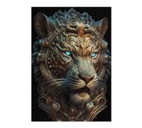 Puzzles pour Adolescents 38x26cm/1000pcs Steampunk Tiger Portrait-1 Puzzles pour Adultes Jeux Relaxants Course De Vitesse Manuelle Cadeaux De Noël Et d'anniversaire 38x26cm/1000pcs