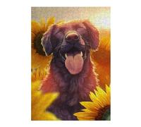 Puzzles pour Adolescents 38x26cm/1000pcs Sunflowers and Happiness Puzzles Jeux Relaxants Assemblage De Motifs Difficile Et Stimulant 38x26cm/1000pcs