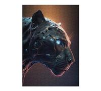 Puzzles pour Adolescents 38x26cm/1000pcs Ther Panther Face Casse-têtes pour Adultes, Jeu De Réflexion, Améliore La Mémoire, Cadeaux pour Les Amis Et La Famille 38x26cm/1000pcs