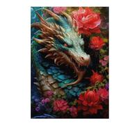 Puzzles pour Adolescents 38x26cm/1000pcs Vividora Dragon Puzzles Jeux Relaxants Assemblage De Motifs Difficile Et Stimulant 38x26cm/1000pcs