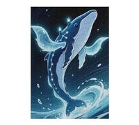 Puzzles pour Adolescents 38x26cm/1000pcs Whale Constellations Lighthouses Puzzles pour Adultes, Jouets Anti-Stress, Défi Difficile, Offrez-Les en Cadeau À Toute La Famille 38x26cm/1000pcs