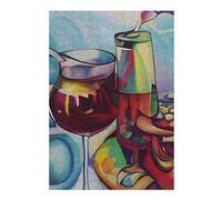 Puzzles pour Adolescents 38x26cm/1000pcs Wine Cognac Puzzles pour Adultes Jeu De Réflexion Course De Vitesse Jeu Stimulant Cadeaux 38x26cm/1000pcs