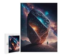 Puzzles pour Adolescents 500 PCS A Rock on The Moon Puzzles pour Adultes Jeux Relaxants Décoration Murale Activités Amusantes À La Maison 500 PCS