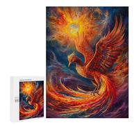 Puzzles pour Adolescents 500 PCS Abstract Phoenix Puzzles pour Adultes Jouets Anti-Stress pour S'amuser en Famille Interaction Parent-Enfant 500 PCS