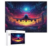 Puzzles pour Adolescents 500 PCS Alien Spaceship Encounter Puzzles, Jeux Relaxants, Décoration Intérieure, Cadeaux Et Idées Cadeaux Uniques pour Un Anniversaire 500 PCS