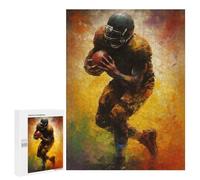 Puzzles pour Adolescents 500 PCS American Football Player Puzzles pour Adolescents, Jouets Anti-Stress, Décoration Murale, Cadeaux d'anniversaire Et De Noël Uniques 500 PCS