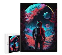 Puzzles pour Adolescents 500 PCS Astronaut in Outer Space Puzzles, Jeux Relaxants, Décoration Intérieure, Cadeaux Et Idées Cadeaux Uniques pour Un Anniversaire 500 PCS