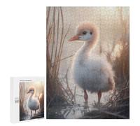 Puzzles pour Adolescents 500 PCS Baby Crane Bird in Golden Light Puzzles, Jeux Relaxants, Décoration Intérieure, Cadeaux Et Idées Cadeaux Uniques pour Un Anniversaire 500 PCS