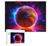 Puzzles pour Adolescents 500 PCS Basketball Sport Casse-tête pour Adultes, Jeu De Réflexion Difficile, Original, Cadeau d'anniversaire 500 PCS