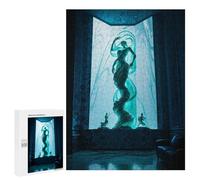 Puzzles pour Adolescents 500 PCS Blue Lighted Statue Display Puzzles pour Adultes Jeu De Réflexion Décoration Intérieure Activités Amusantes À La Maison 500 PCS
