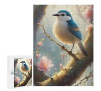 Puzzles pour Adolescents 500 PCS Blue Robin Casse-têtes pour Adultes Jeu De Réflexion Assemblage De Motifs Interaction Parent-Enfant 500 PCS