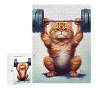 Puzzles pour Adolescents 500 PCS Bodybuilding Beast Puzzles pour Adultes Jeux Relaxants Décoration Murale Activités Amusantes À La Maison 500 PCS