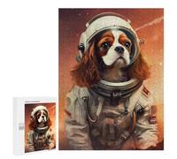 Puzzles pour Adolescents 500 PCS Cavalier Dog Mars Puzzles pour Adultes Jouets Anti-Stress Améliorent La Mémoire Difficiles Et Stimulants 500 PCS