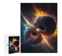 Puzzles pour Adolescents 500 PCS Cosmic Butterfly Nebula Puzzles pour Adultes Jeu Familial Décoration Parfaite Difficile À Compléter 500 PCS