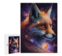 Puzzles pour Adolescents 500 PCS Cosmic Fox Portrait-18 Puzzles pour Adolescents Améliorent La Mémoire Difficiles À Compléter Jeux Stimulants 500 PCS