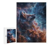Puzzles pour Adolescents 500 PCS Cosmic Nebula Fox Puzzles, Jeux Relaxants, Décoration Intérieure, Cadeaux Et Idées Cadeaux Uniques pour Un Anniversaire 500 PCS