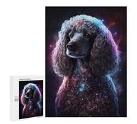 Puzzles pour Adolescents 500 PCS Cosmic Poodle Portrait Puzzles pour Adolescents Améliorent La Mémoire Difficiles À Compléter Jeux Stimulants 500 PCS