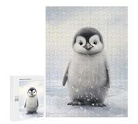 Puzzles pour Adolescents 500 PCS Cute Penguin Chick Jeu De Puzzle Familial Décoration Parfaite Cadeaux Uniques pour Un Anniversaire Et Noël 500 PCS