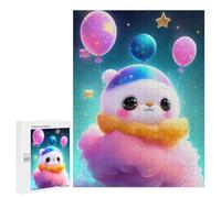 Puzzles pour Adolescents 500 PCS Cute Space Baby Puzzles pour Adolescents, Jouets Anti-Stress, Décoration Murale, Cadeaux d'anniversaire Et De Noël Uniques 500 PCS
