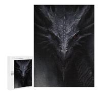 Puzzles pour Adolescents 500 PCS Dark Dragon Fantasy Artwork -2 Puzzles pour Adolescents Améliorent La Mémoire Difficiles À Compléter Jeux Stimulants 500 PCS