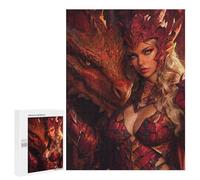 Puzzles pour Adolescents 500 PCS Dragon Armor Fantasy Costume Puzzles pour Adolescents Améliorent La Mémoire Difficiles À Compléter Jeux Stimulants 500 PCS