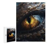 Puzzles pour Adolescents 500 PCS Dragon Eye Close-Up-5 Puzzles pour Adultes Jeu Familial Décoration Parfaite Difficile À Compléter 500 PCS