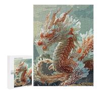 Puzzles pour Adolescents 500 PCS Dragon Statue Puzzles, Jeux Relaxants, Décoration Intérieure, Cadeaux Et Idées Cadeaux Uniques pour Un Anniversaire 500 PCS