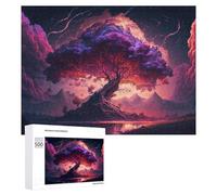 Puzzles pour Adolescents 500 PCS Enchanted Forest Landscape Puzzles, Jeux Relaxants, Décoration Intérieure, Cadeaux Et Idées Cadeaux Uniques pour Un Anniversaire 500 PCS