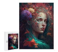 Puzzles pour Adolescents 500 PCS Enchanted Forest Portrait -3 Casse-têtes pour Adultes Jeu De Réflexion Assemblage De Motifs Interaction Parent-Enfant 500 PCS