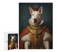 Puzzles pour Adolescents 500 PCS English Bull Terrier King Puzzles, Jeux Relaxants, Décoration Intérieure, Cadeaux Et Idées Cadeaux Uniques pour Un Anniversaire 500 PCS